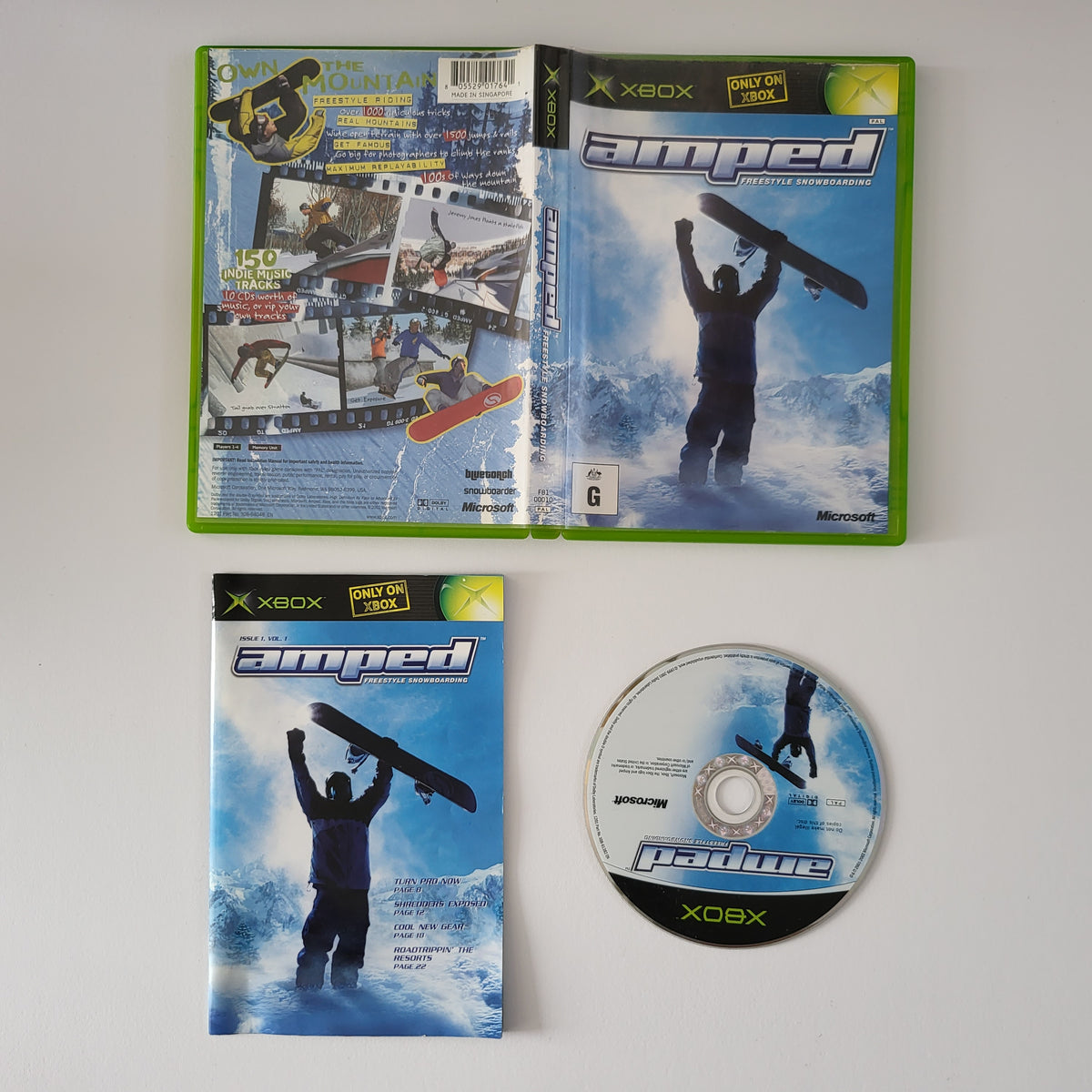 Amped Freestyle Snowboarding Xbox Snowboarding Game Sydney Retro