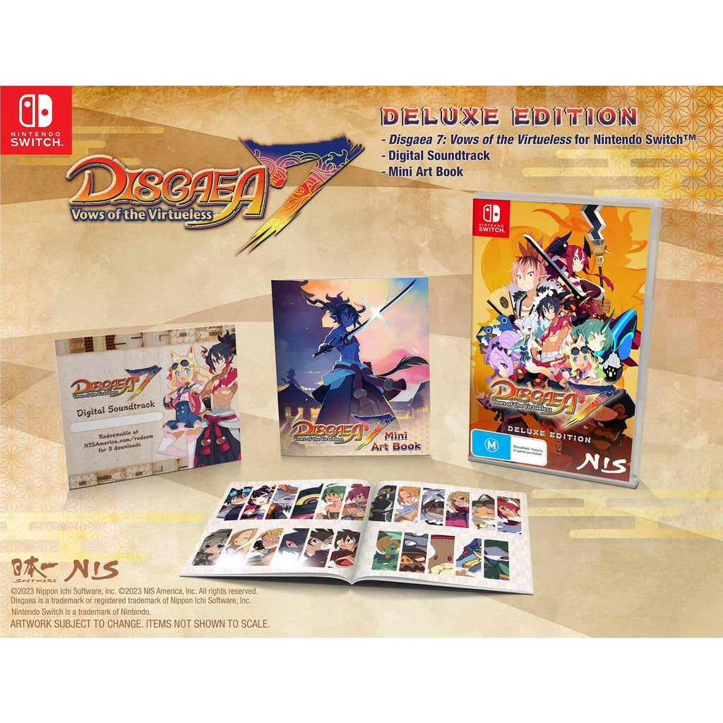 Disgaea 7 Vows of the Virtueless Deluxe Edition | Nintendo Switch | Brand New & Sealed.