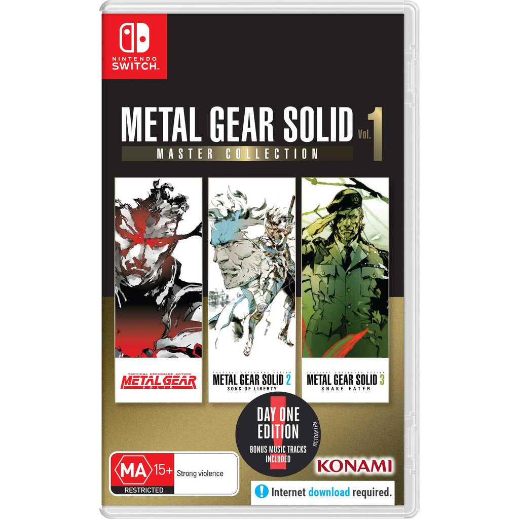 Metal Gear Solid Master Collection Vol 1 Day One Edition | Switch.