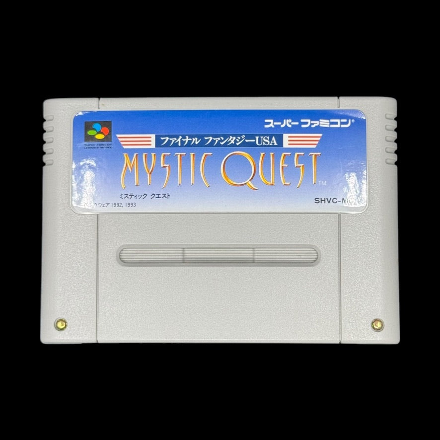 中古】SNESソフト 北米版 FINAL FANTASY MYSTIC QUEST(国内版本体動作