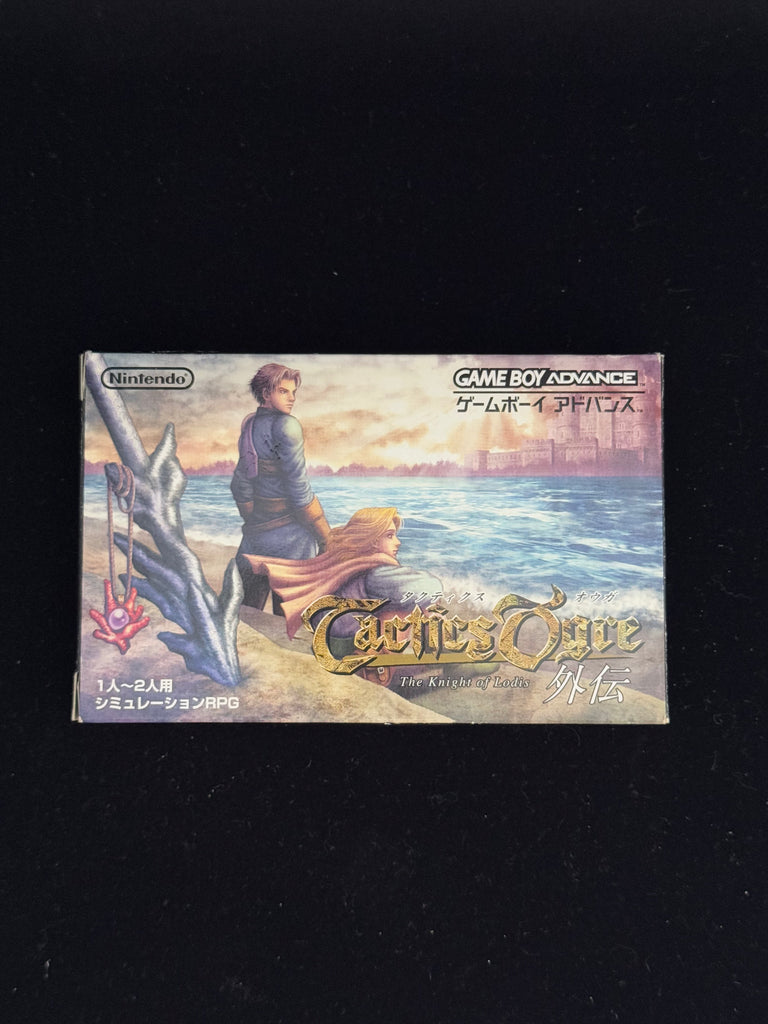 Tactics Ogre The Knight of Lodis | GBA | JAP | Complete Condition Cart: Excellent Box: Very Good Manual: Very Good Items: Very Good Game Description Tactics Ogre: The Knight of Lodis for the Game Boy Advance is a tactical RPG masterpiece that immerses pla