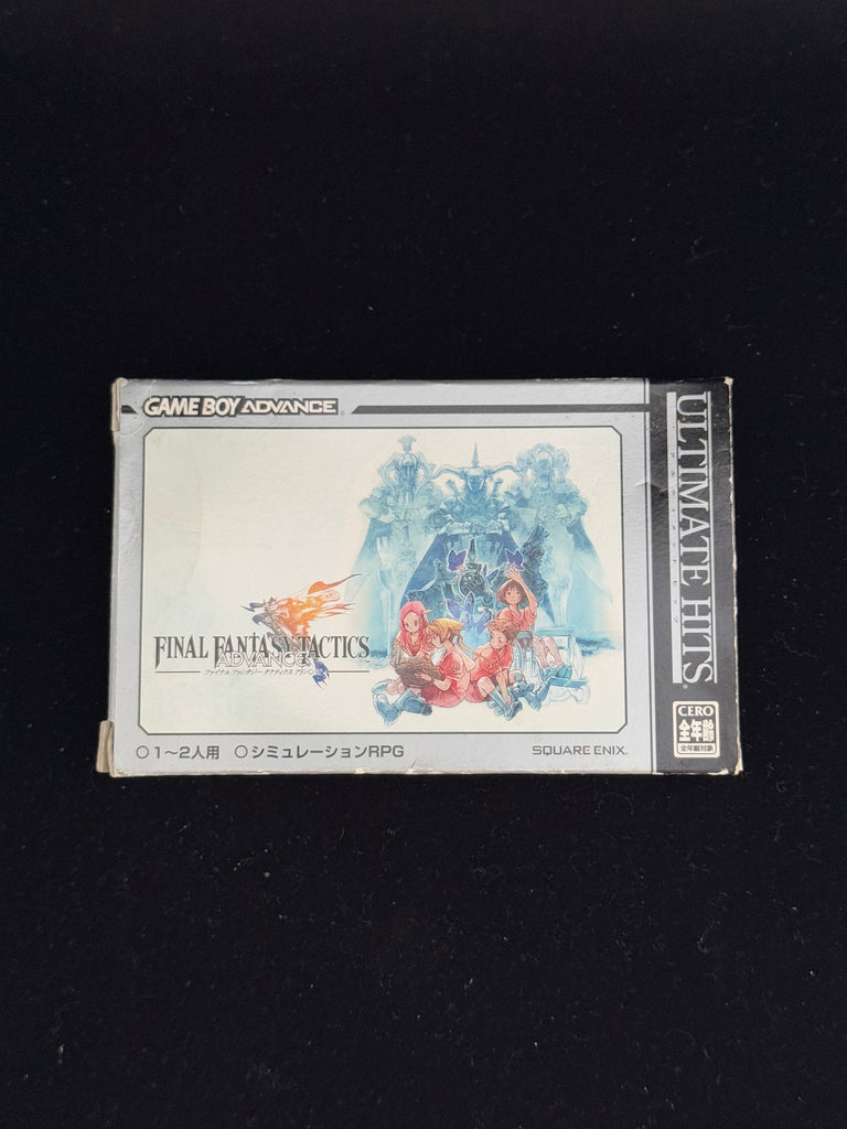 Final Fantasy Tactics | GBA | JAP | Complete Condition Cart: Good Box: Ok - Good has a few creases in it and wear around the edges Manual: Very Good Items: Good Game Description Final Fantasy Tactics Advance for the Game Boy Advance brings deep tactical R