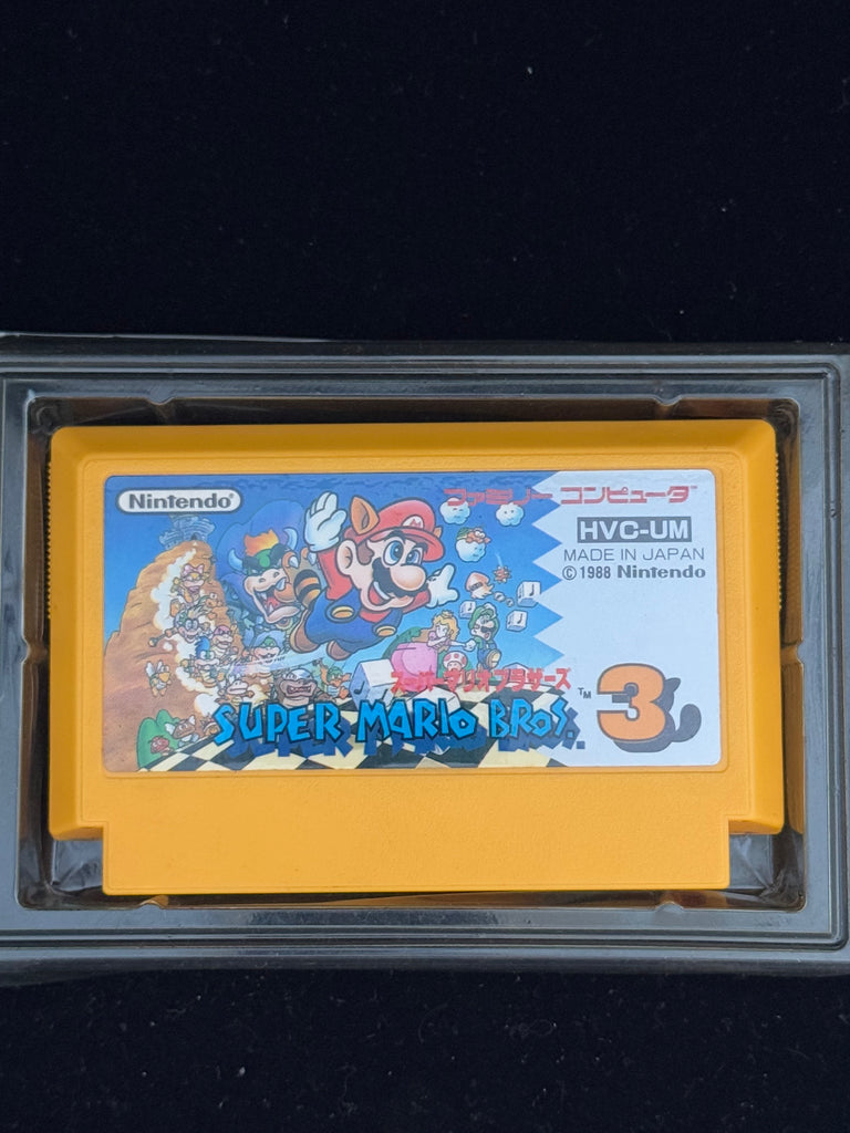 Super Mario Bros 3 | Famicom | JAP | No Manual Condition Cart: Good Box: Ok - Good is missing flap (see photo and slightly bowed and creased. Manual: Not Included Super Mario Bros. 3 for the Famicom is a timeless classic that redefined platforming games.