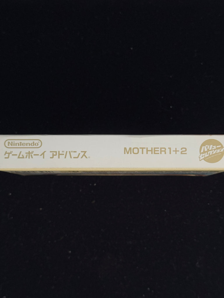 Mother 1+2 GBA | JAP IMPORT | Complete Condition Cart: Excellent Box: Very Good Manual: Excellent Items: Very Good Mother 1+2 for the Game Boy Advance combines two beloved RPGs in one package. This Japanese import features the original Mother (EarthBound