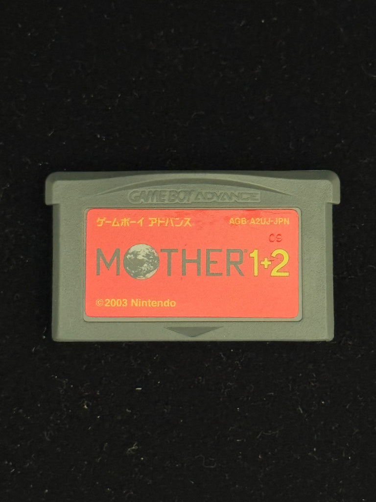 Mother 1+2 GBA | JAP IMPORT | Complete Condition Cart: Excellent Box: Very Good Manual: Excellent Items: Very Good Mother 1+2 for the Game Boy Advance combines two beloved RPGs in one package. This Japanese import features the original Mother (EarthBound