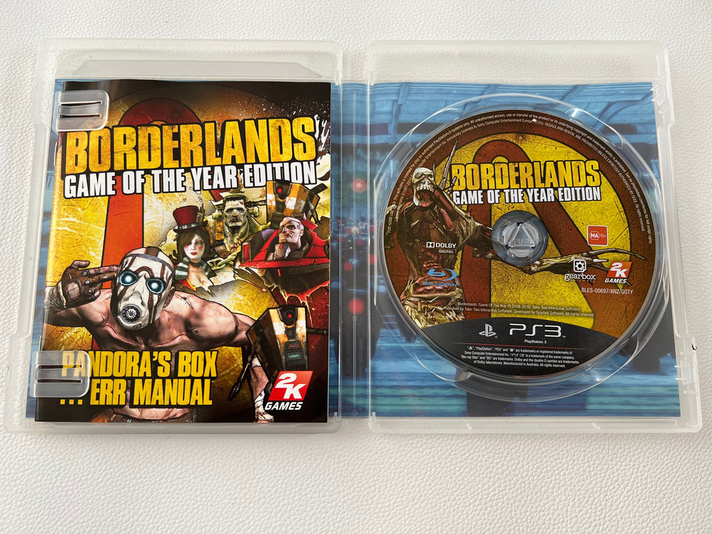 Borderlands Game of the Year Edition.