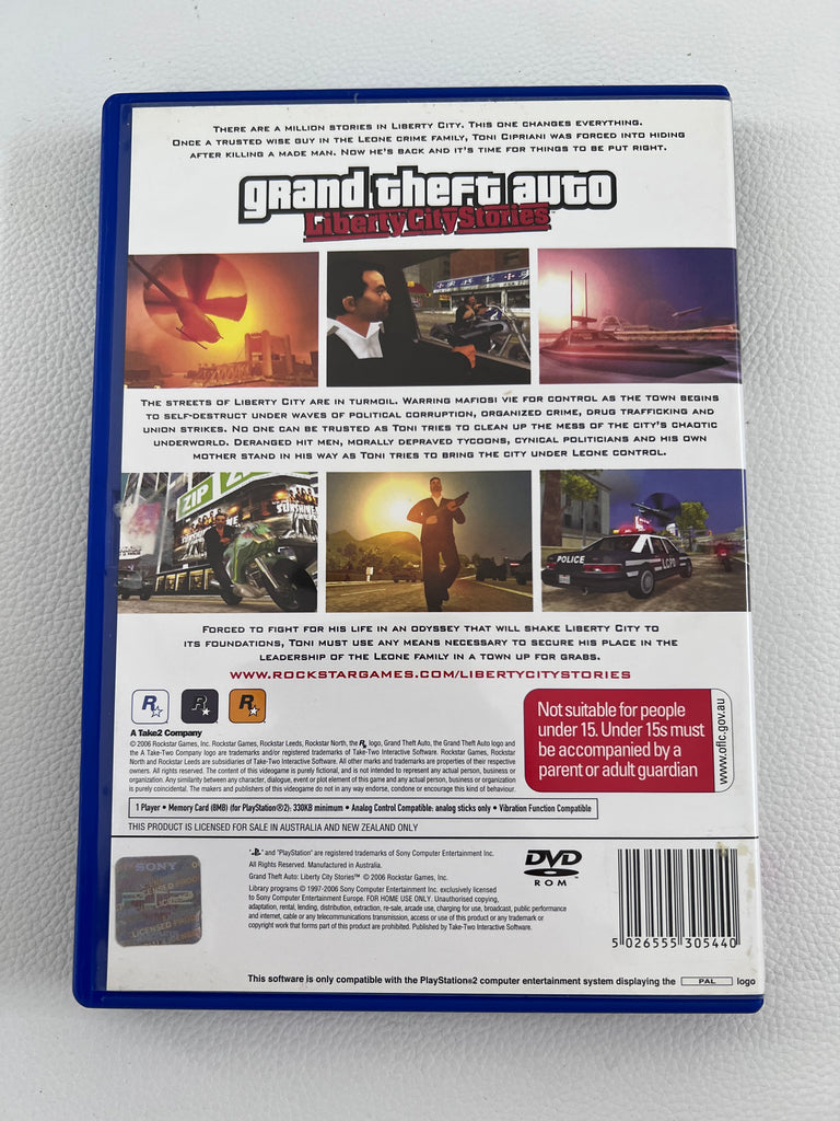 Grand Theft Auto Liberty City Stories.