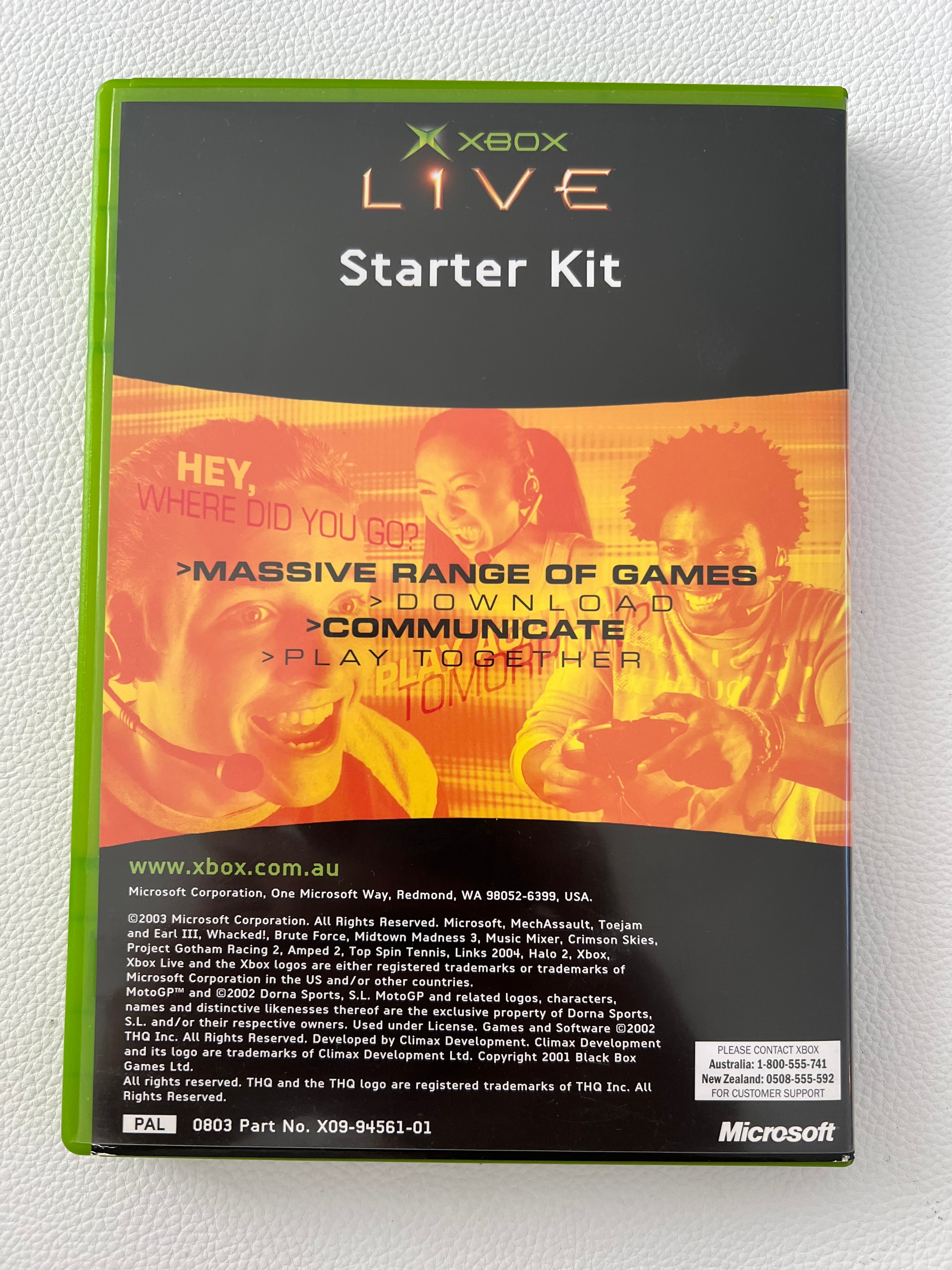 Xbox Lev Unit Original Xbox Live Starter Kit