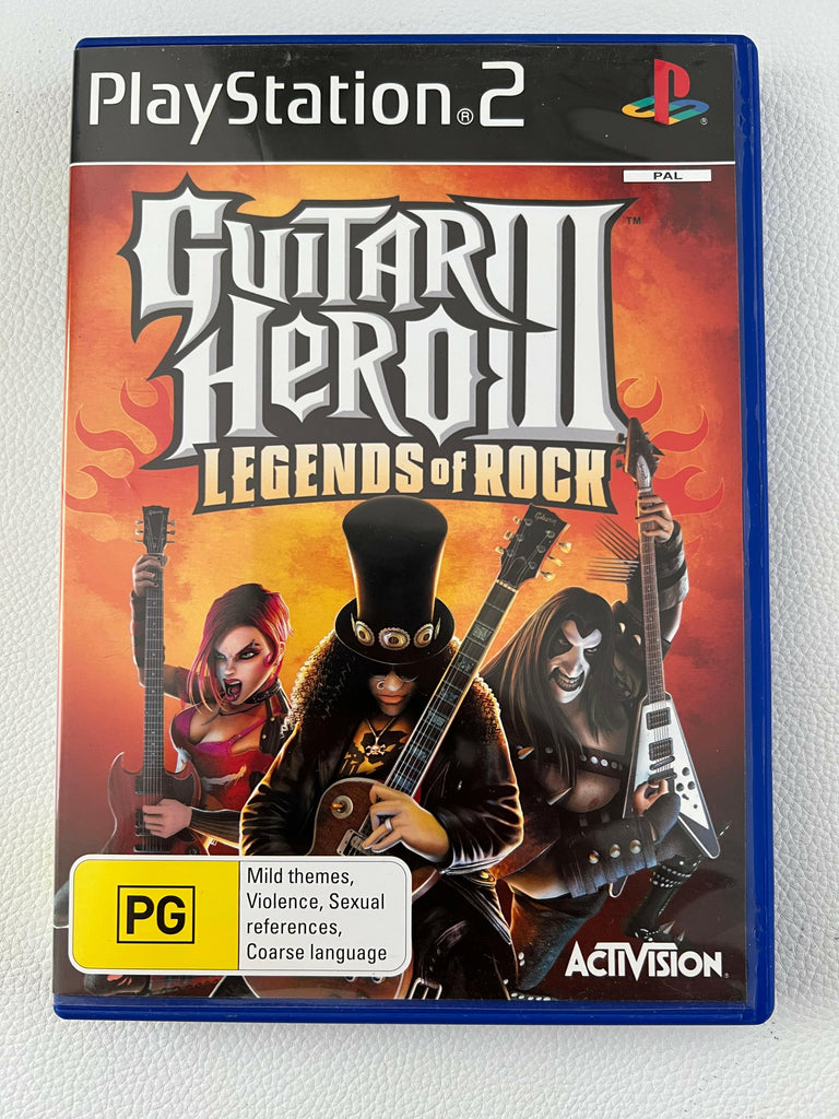 Guitar Hero III Legends of Rock.
