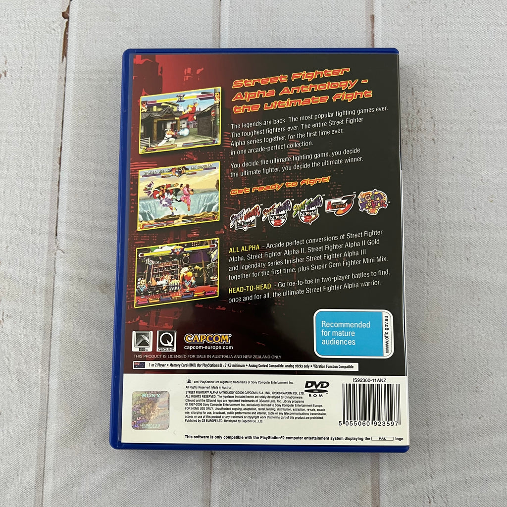 Street Fighter Alpha Anthology.